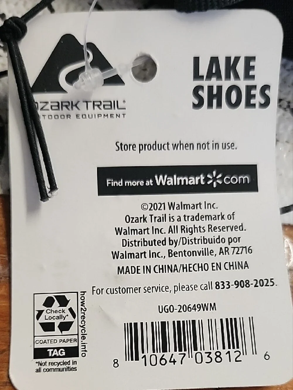 Ozark Trail Black and Orange Lake Shoes